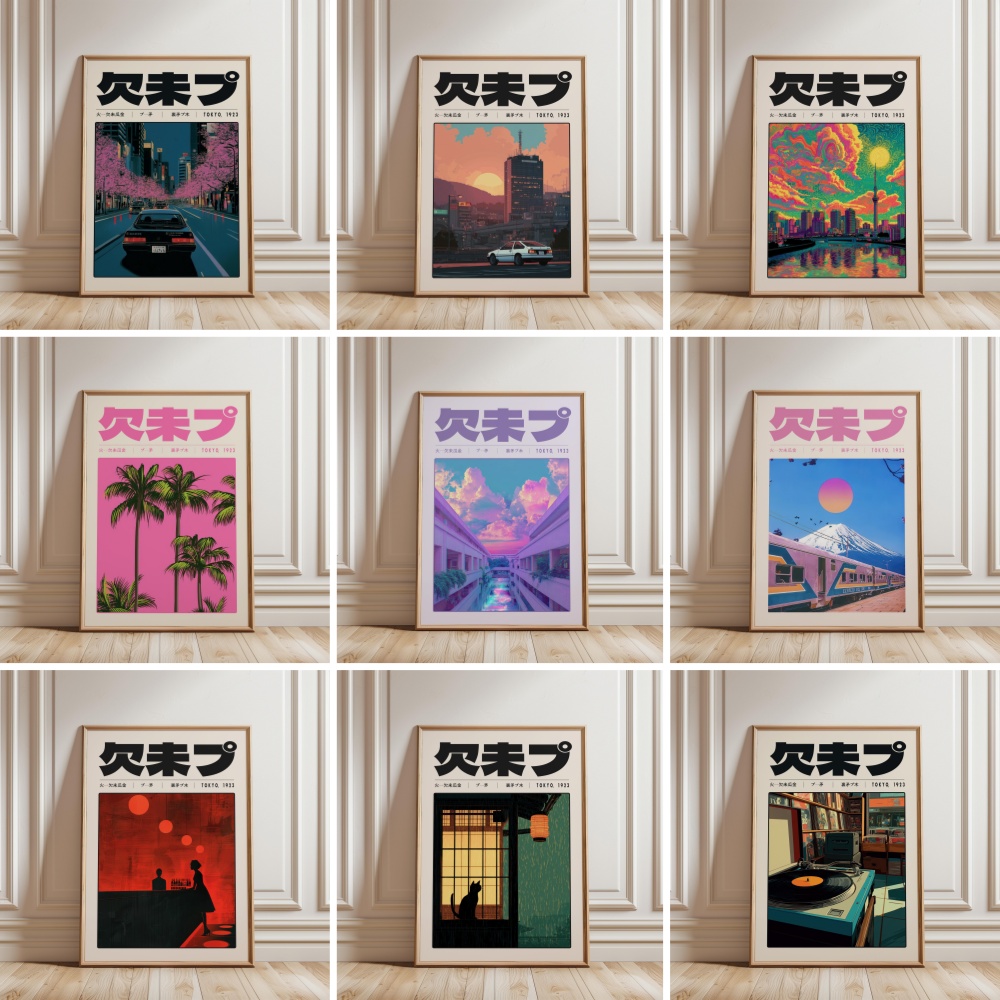 Japanese Lifestyle Culture - Y2K Indie Kültürü Japonya Desen Japon