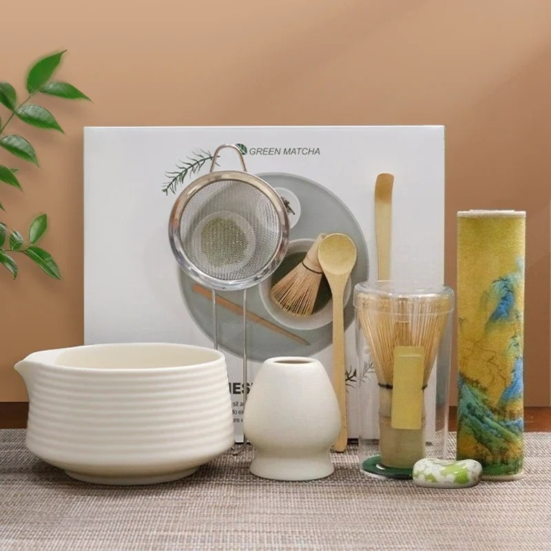 8 Parça Premium Matcha Çay Set - Matcha Bowl Chawan incelemesi ve fiyatı