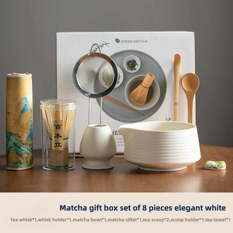 8 Parça Premium Matcha Çay Set - Matcha Bowl Chawan incelemesi ve fiyatı