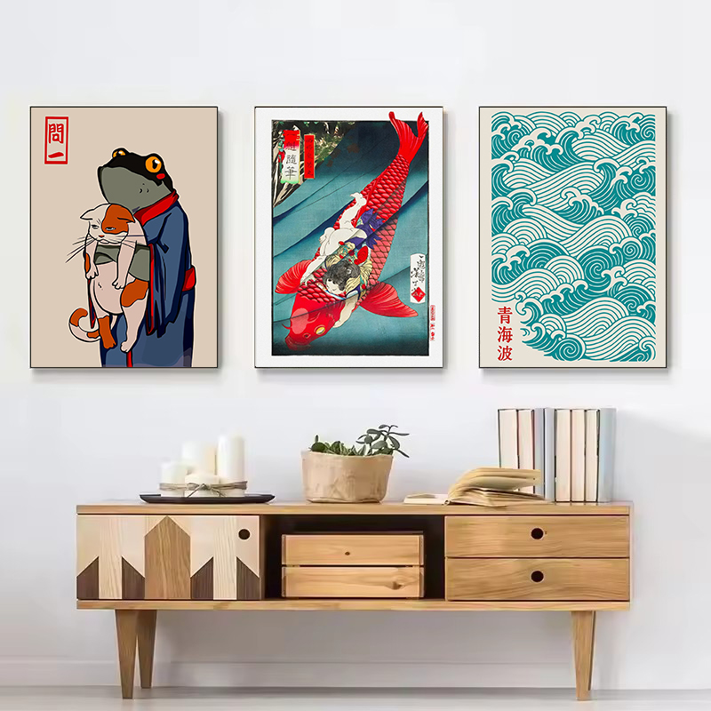 Retro Soyut Japon Kültürü Siya - Japanese Lifestyle Culture incelemesi ve fiyatı