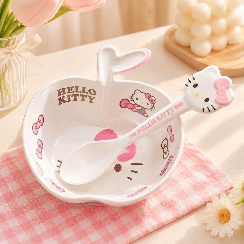 Hello Kitty melamin sofra takı - Matcha Bowl Chawan incelemesi ve fiyatı